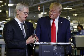 Trump threatens Apple with 25% tariffs on iPhones not made in the US