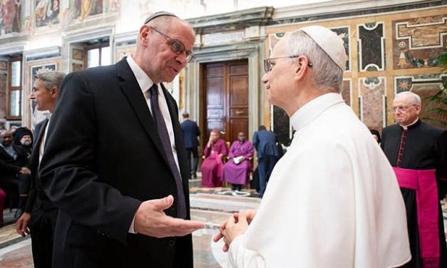 Michael Feldstein | Rabbi Mark Dratch Meets Pope Leo XIV