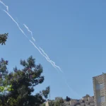 Between 20-30 missiles fired from Iran towards Israeli territory
