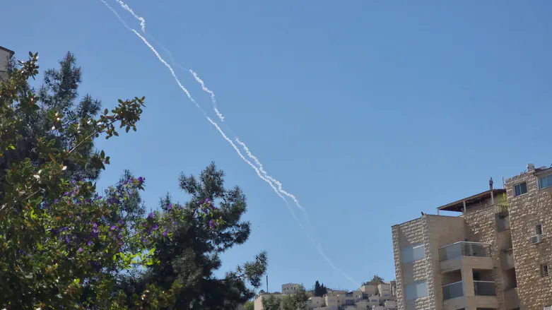Between 20-30 missiles fired from Iran towards Israeli territory