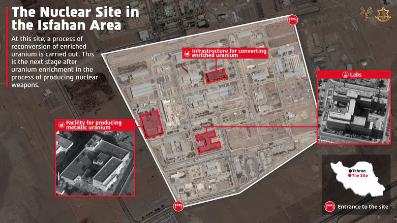 IDF strikes Iranian nuclear facility in Isafahan