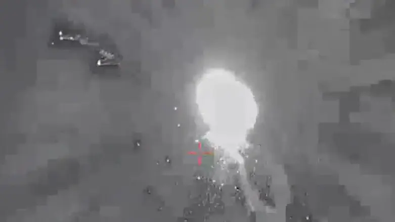 Watch: Israeli Air Force and Navy intercept Iranian UAVs