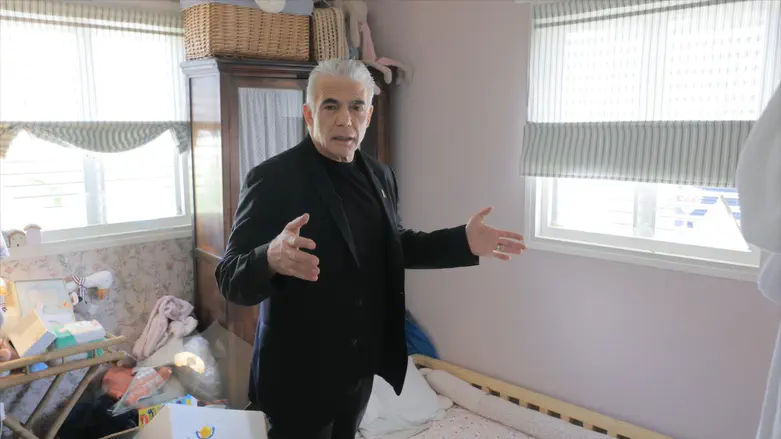 Lapid: ‘Glass fell on my baby granddaughter’s bed during Iranian attack’