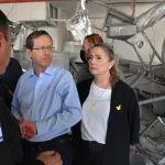 President Herzog at site of missile attack: ‘We won’t be the scapegoats again’