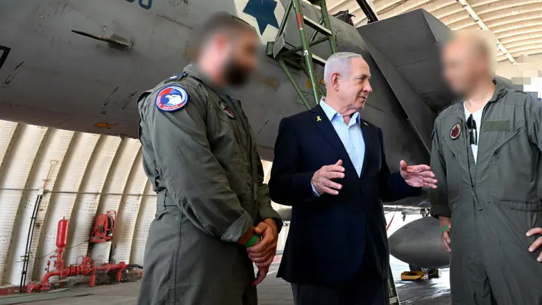 Netanyahu at Tel Nof Airbase: ‘The Israeli Air Force controls the skies of Tehran’
