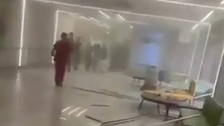 Watch: Iranian missile slams into Soroka Hospital in Be’er Sheva