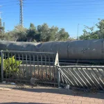 After Iranian missile strike: Missile debris the size of a bus falls in Samaria