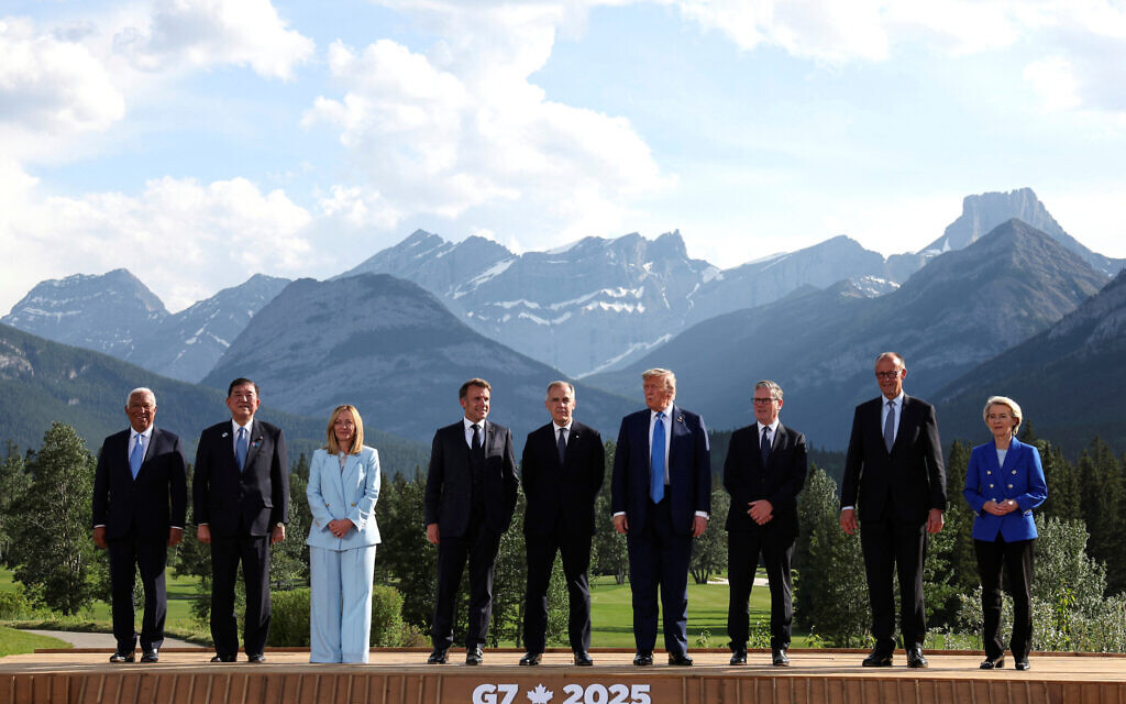 Trump, G7 heads call for ‘de-escalation’ in Iran, stress Israel has right to defend itself