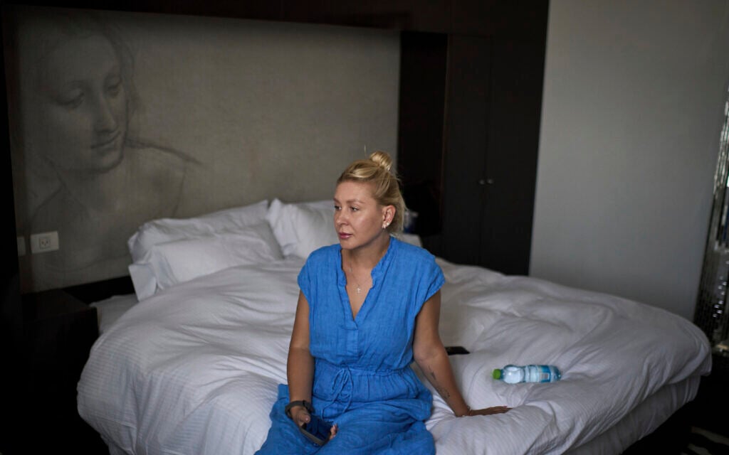 A Ukrainian fled to Israel, then an Iranian missile shattered her new life