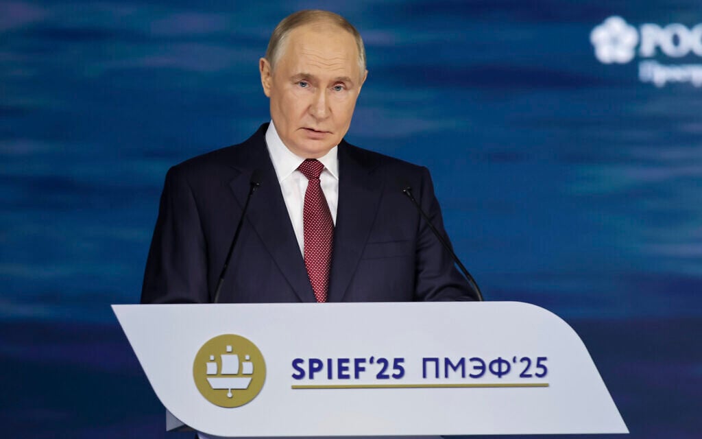 Putin: Peace offers shared with Israel and Iran; Moscow hasn’t abandoned Tehran
