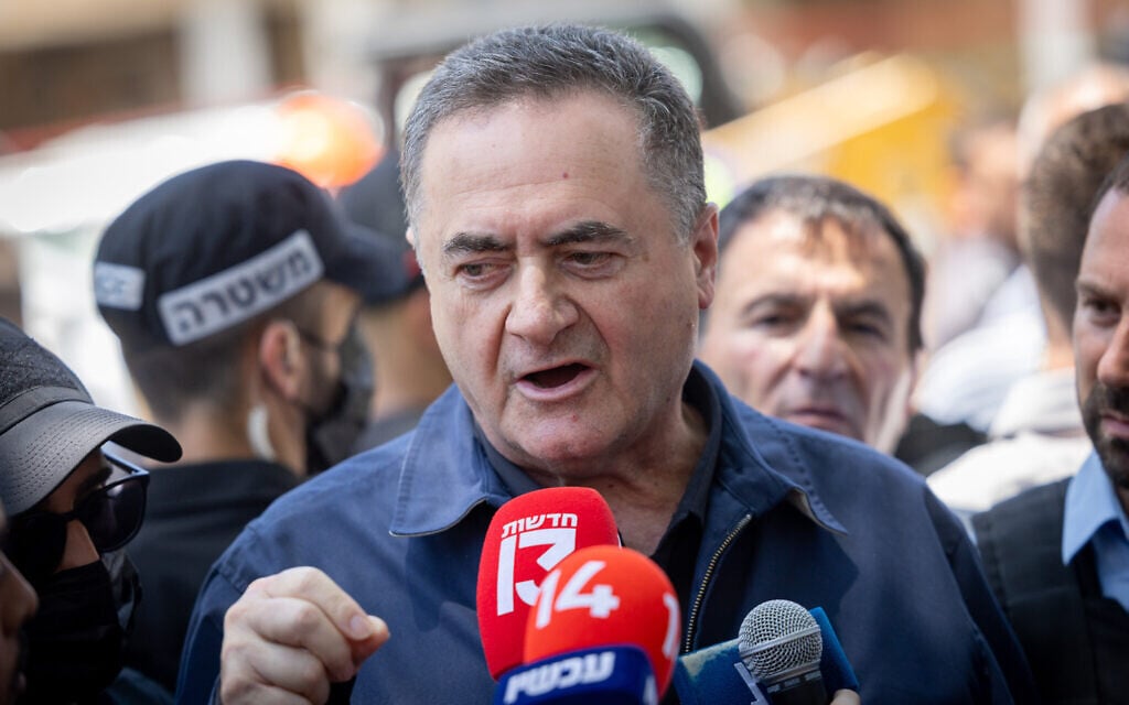 Ratcheting up threats, defense minister says Iran’s Khamenei ‘cannot continue to exist’