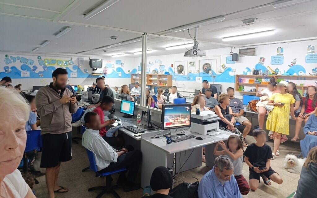 Lacking private safe areas, Israelis find community and chaos in public shelters