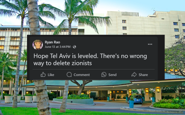 Toni Airaksinen | Hawaii DR: ‘There’s No Wrong Way To ‘Delete’ Zionists’