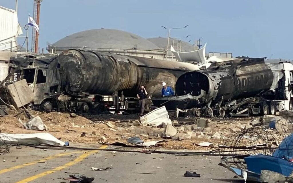 Missile that hit Haifa oil refinery brings renewed urgency to plant’s closure plan