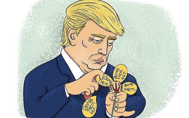 Mira Scharf | Editorial Cartoon – To Bomb or Not To Bomb?