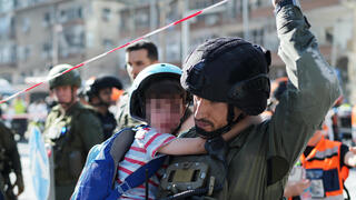Baby and  boy, 4, rescued from Ramat Gan apartment tower: ‘Came out a staircase that had collapsed” | Watch moment of impact