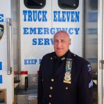 Beloved NYPD trainer of elite Emergency Service Unit gets special send-off after two decades in uniform