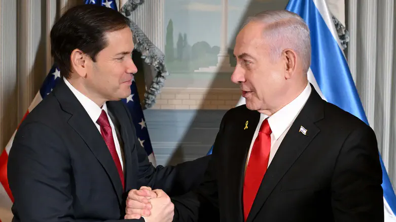 Before meeting Trump: Netanyahu meets Secretary of State Rubio