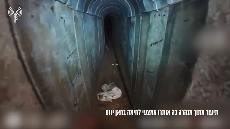 Golani fighters uncovered a terror tunnel one kilometer long with charges and ammunition