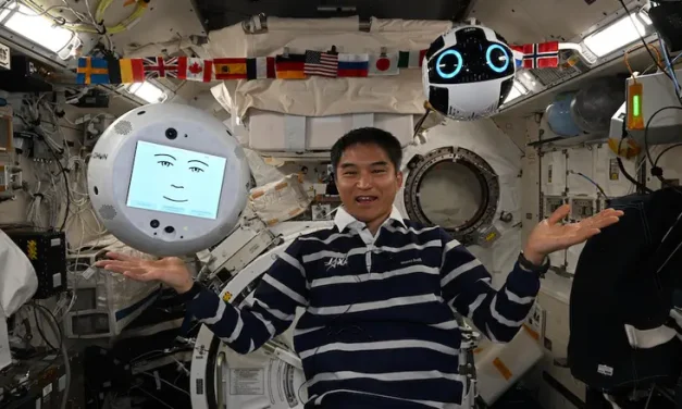 One Step Before Robotic Control?: Two AI systems carried out a conversation on the ISS