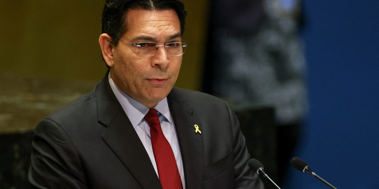 Israel’s UN ambassador slams UK’s threat to recognize Palestinian state