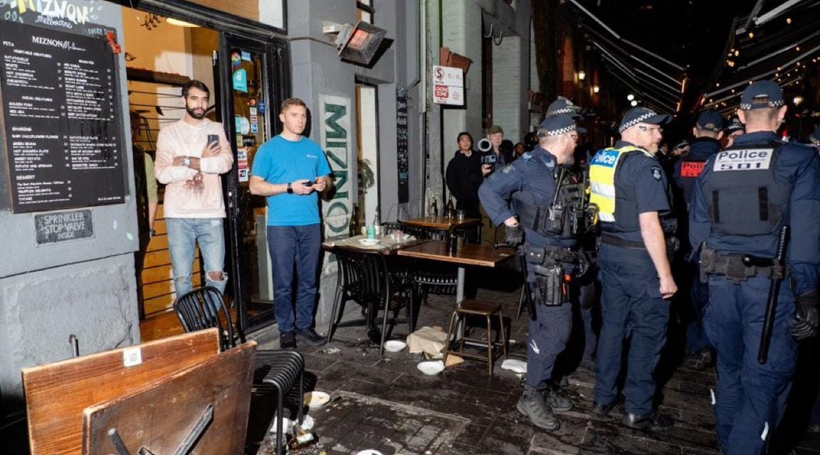 Three charged with assault, criminal damage following attack on Israeli restaurant in Melbourne