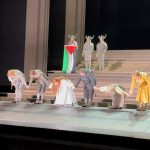 Royal Opera House cast member raises Palestinian flag during performance