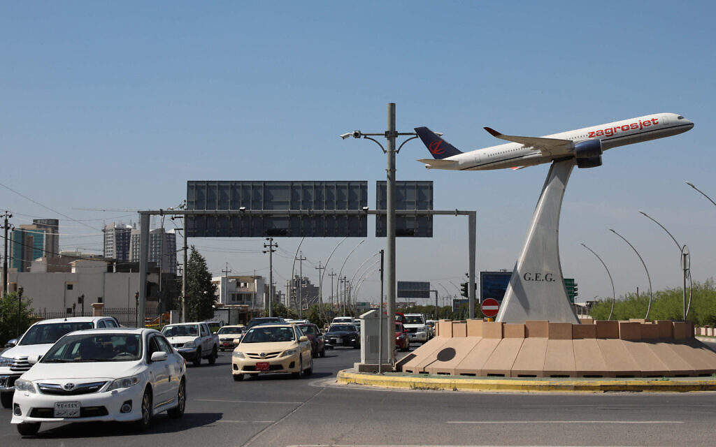 Drone downed near Iraqi Kurdistan airport where US-led coalition troops are based