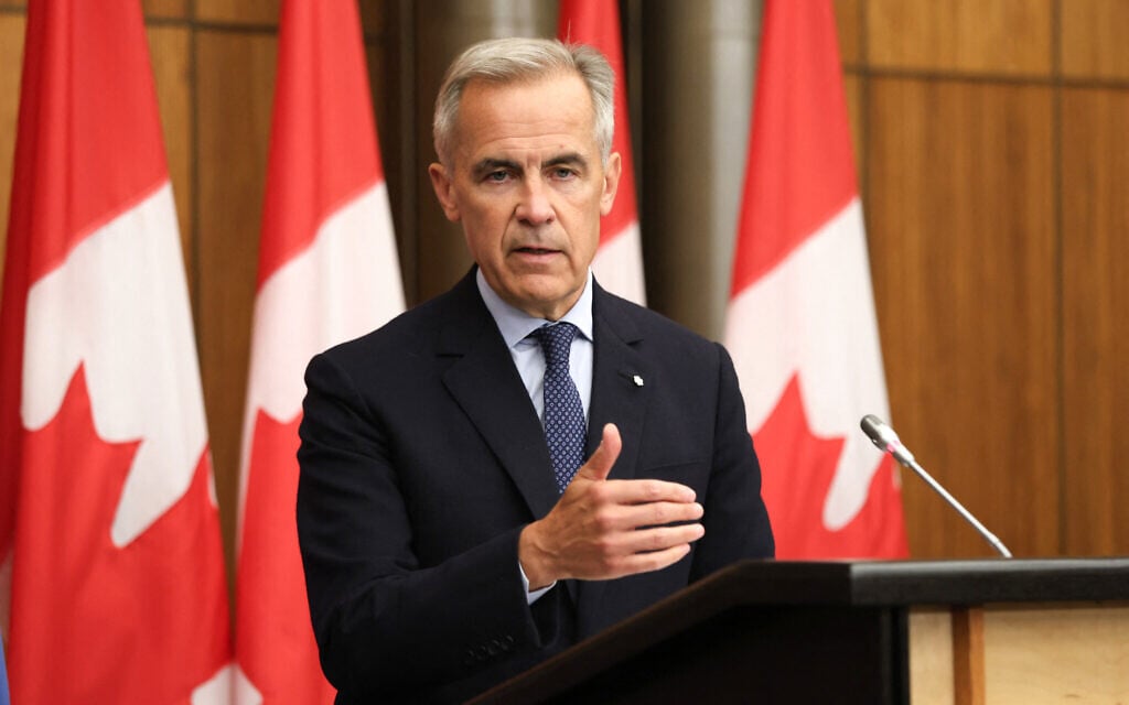 Carney says Canada will recognize Palestinian state in September, joining France and UK