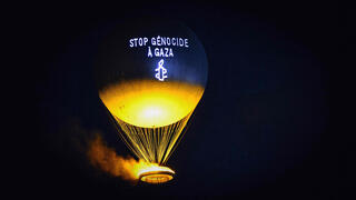 Anti-Israel message projected on Olympic balloon in France sparks outrage