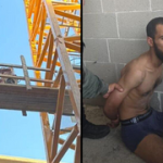 How dripping water led police to ramming attack terror suspect hiding on a crane
