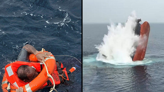 Four rescued after 48 hours at sea following Houthi attack on commercial ship