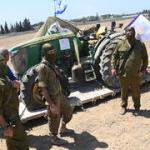 ‘More than a hunk of metal’: IDF soldiers in Gaza uncover tractor stolen from Kfar Aza on October 7
