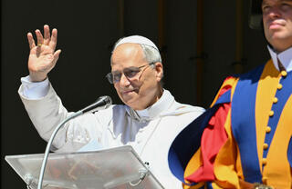 Pope calls for end to barbarity of war, speaks of pain over Gaza church bombing