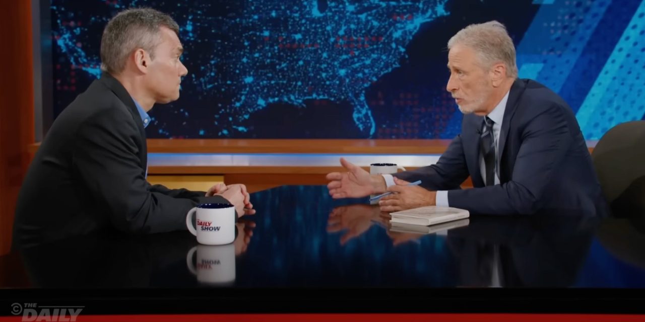 The subject was Gaza, but Jon Stewart and Peter Beinart had a whole lot to say about Judaism