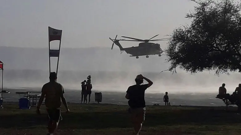 Heatstroke rescue in Golan: Family fined for entering banned trail