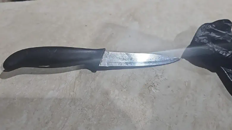 Stabbing attack thwarted at Qalandiya checkpoint: Gazan draws knife and is arrested