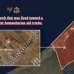 Gaza terrorists launch rocket at aid corridor