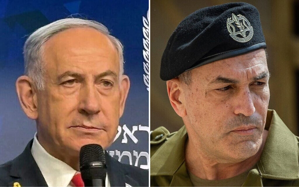 IDF chief said convinced he’s been ‘marked’ for dismissal by Netanyahu and his family