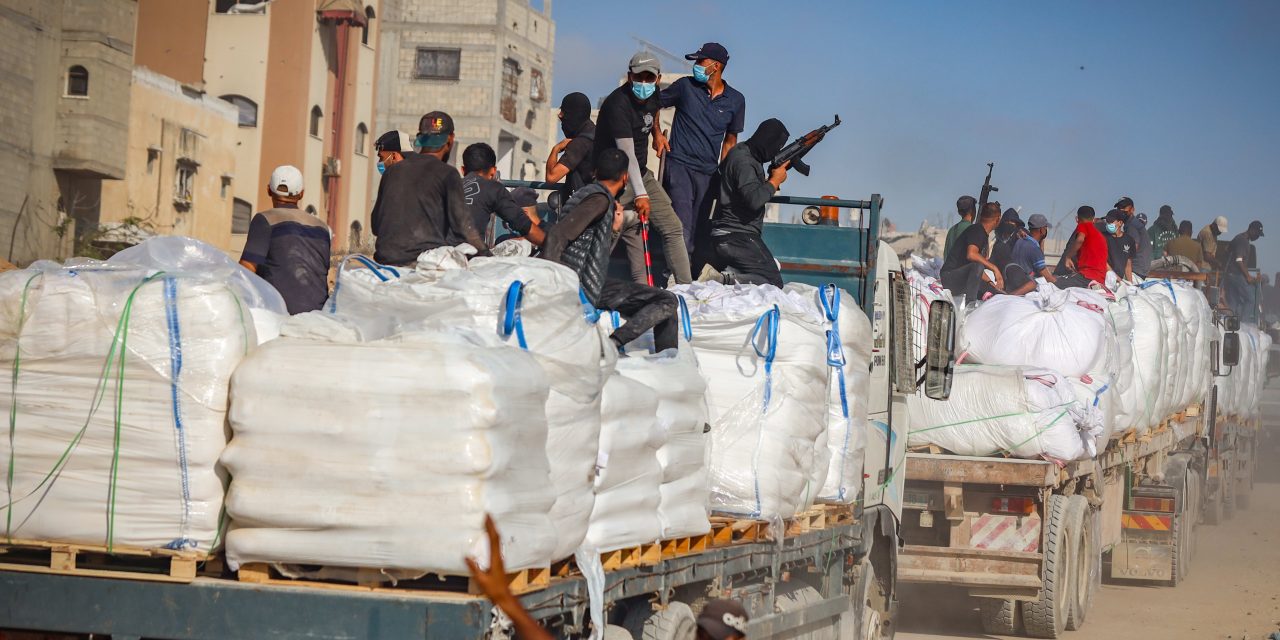 Turned back from Gaza, aid shipments sit in warehouses, on roadsides