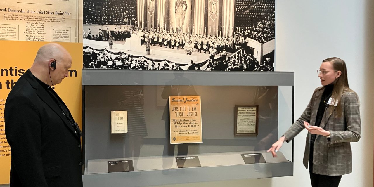 Detroit’s archbishop, outspoken on Gaza, toured a Holocaust center. Was it a step forward for Jewish allyship?
