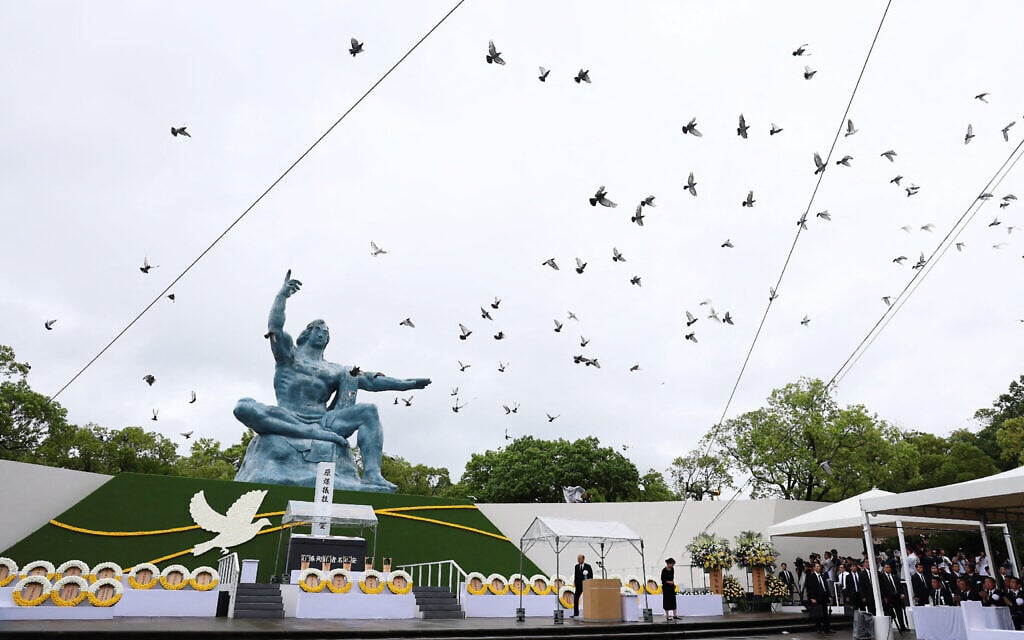 Israeli envoy attends Nagasaki 80th atom bomb anniversary, a year after Gaza war snub