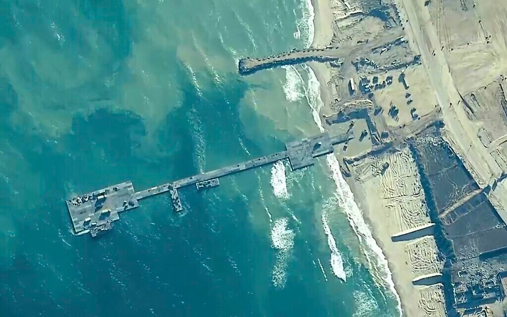 Former Biden officials say Netanyahu asked US to set up floating Gaza aid pier last year