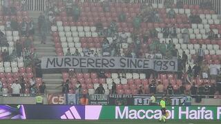 ‘Murderers since 1939’: Polish, Israeli soccer teams trade insults on banners during match