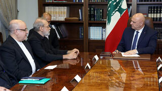 No armed groups allowed in Lebanon, president tells Hezbollah ally Iran