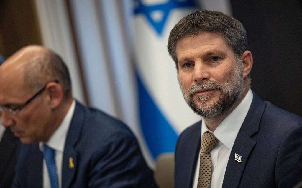 Smotrich says he’s ‘lost faith’ in PM’s desire to win war, demands change to Gaza plans