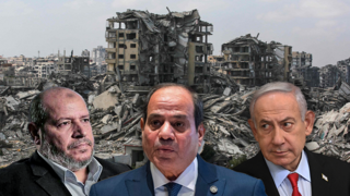 Airstrikes hit central Gaza, Hamas delegation in Egypt for talks on ‘comprehensive deal’