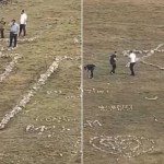 Jewish Tourists Dismantle North Wales Stone Cross, Building Magen David From Its Stones
