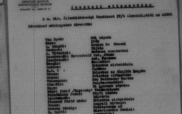 Jonathan H. Schwartz | Beyond Art: Hungary’s Stolen Jewish Property
