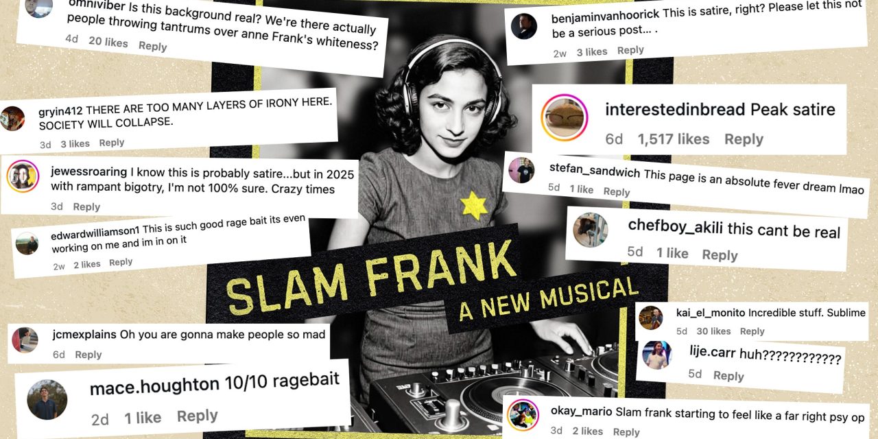 ‘Anne Frank, Superstar’? A satirical musical reimagines the Holocaust victim as a symbol of wokeness.